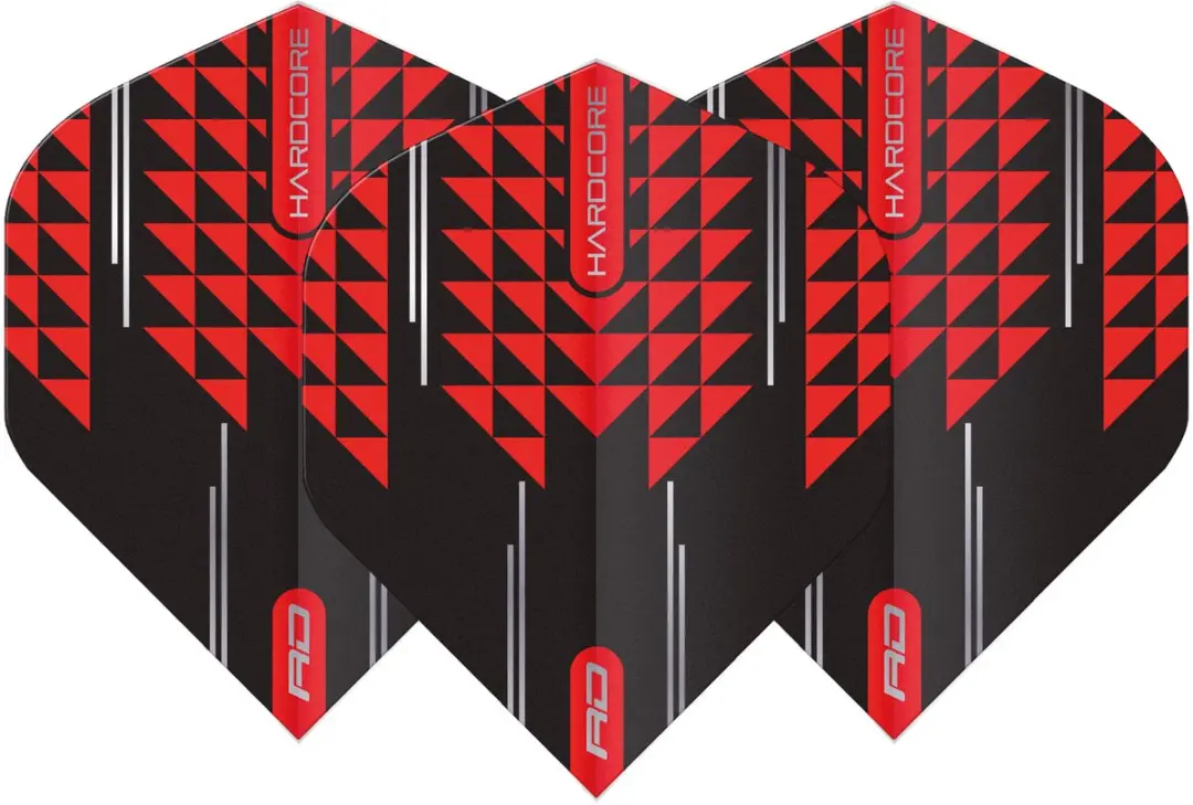 Red Dragon Hardcore Radical Crossfire Dart Flights TF6860 - 3 Stuks