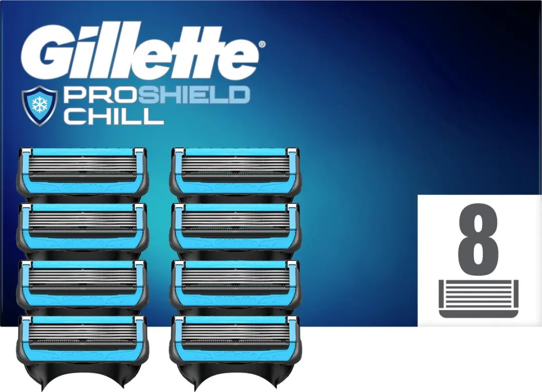 Gillette ProShield Chill Scheermesjes 8 Stuks
