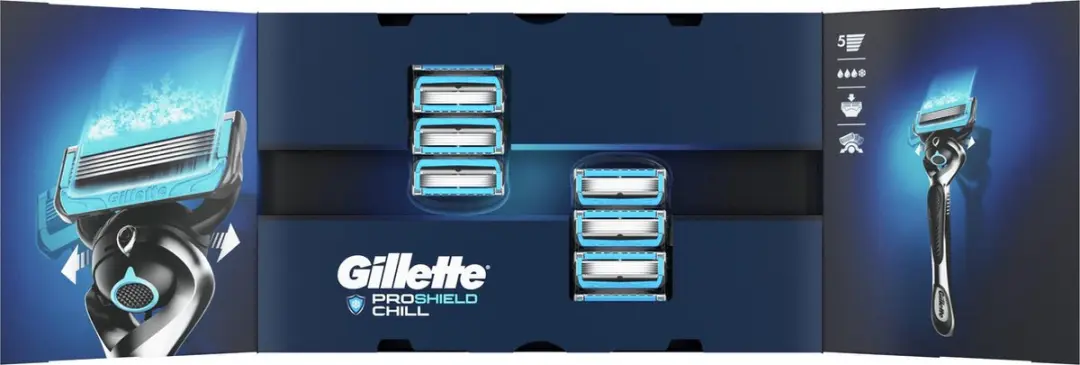 Gillette ProShield Chill Scheermesjes 8 Stuks - afbeelding 6 van 6