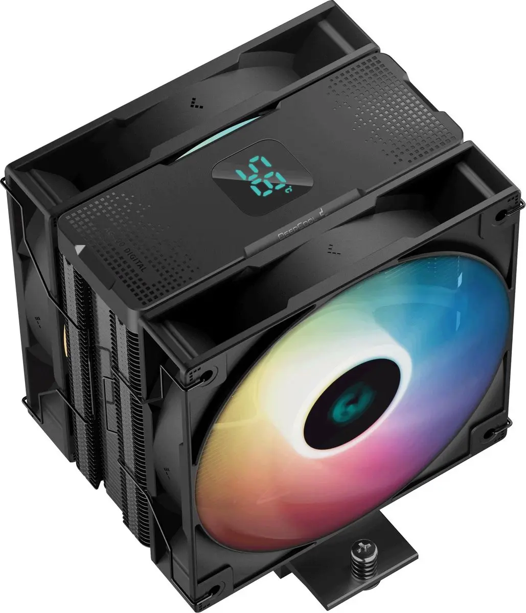 DeepCool AG400 Digital Plus CPU-ventilator - Zwart