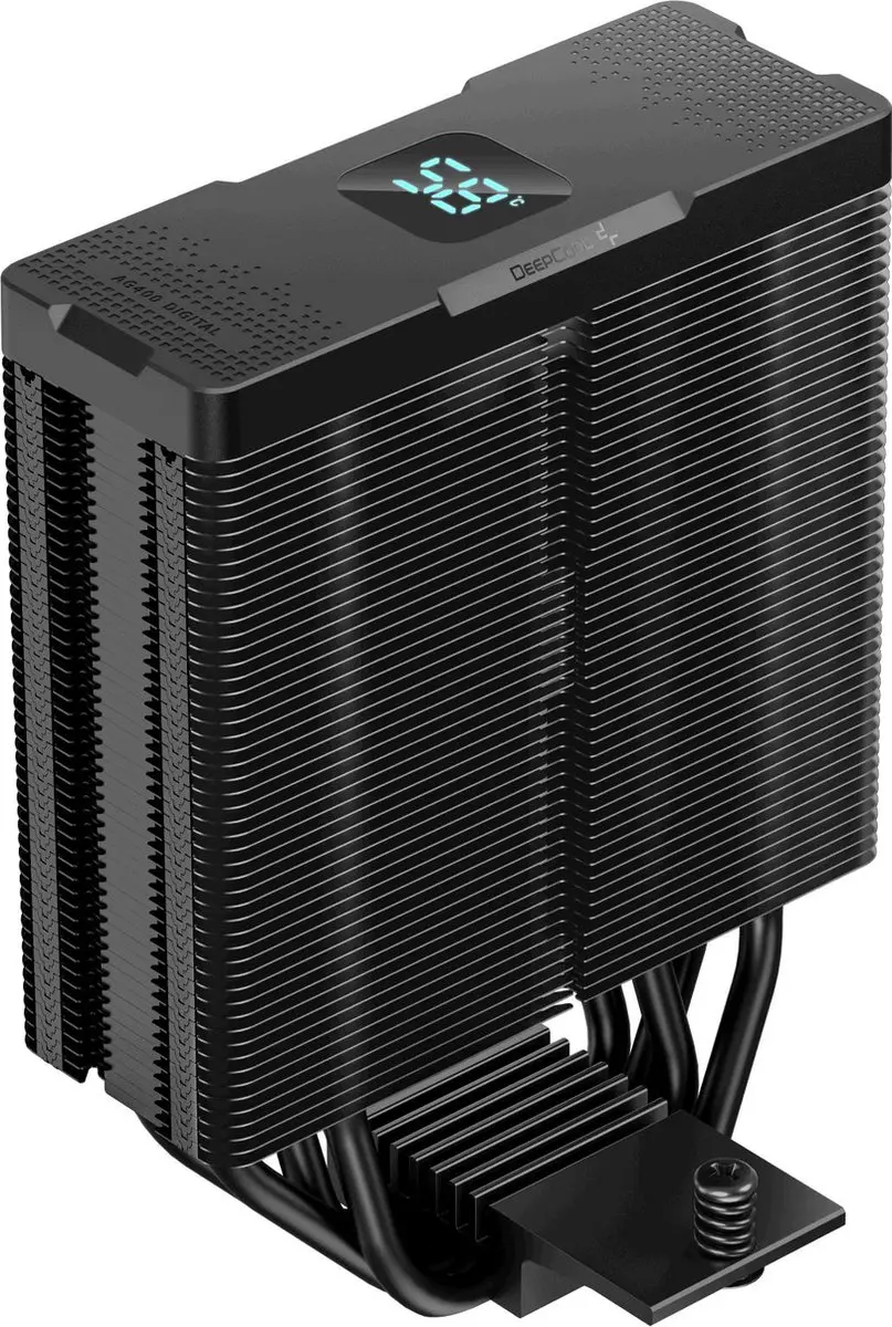 DeepCool AG400 Digital Plus CPU-ventilator - Zwart