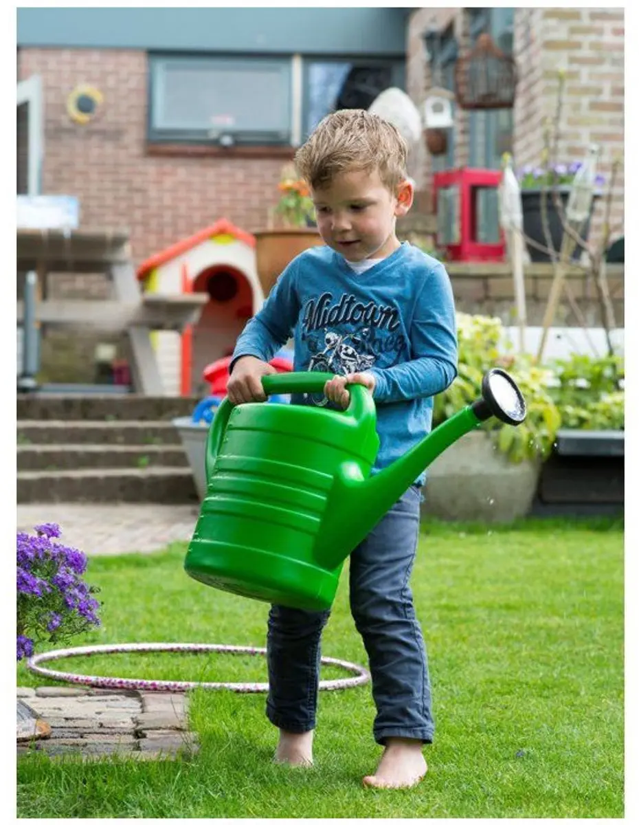 Nature Gieter 14L Kunststof - Groen - met Broeskop