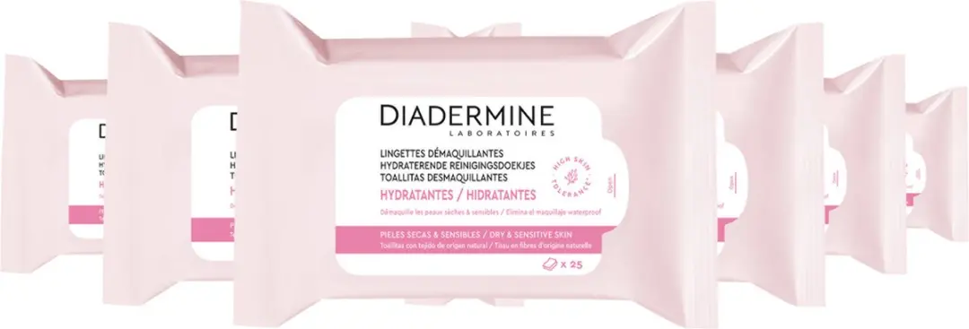 Diadermine Hydraterende Reinigingsdoekjes