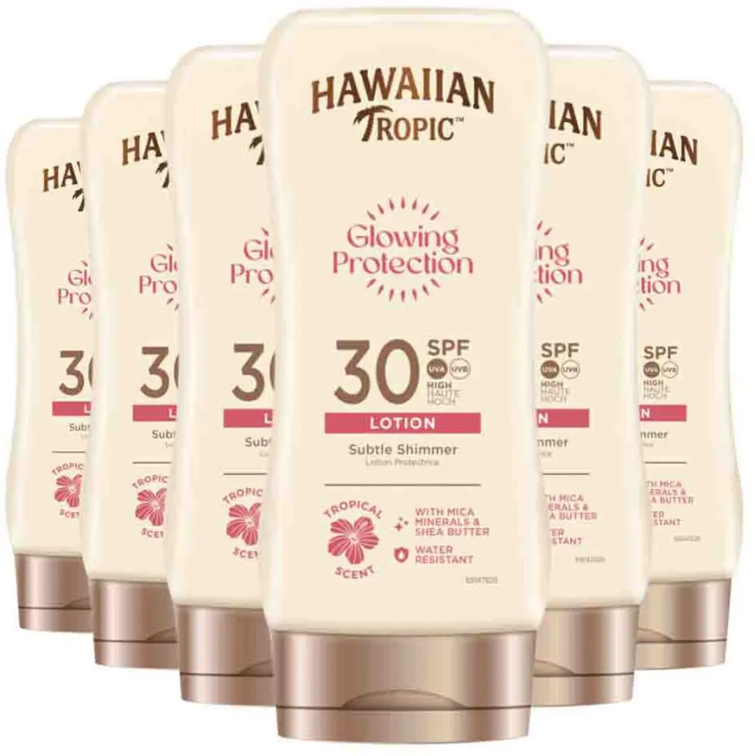 Hawaiian Tropic Glowing Protection Lotion SPF 30 - 6x170ml