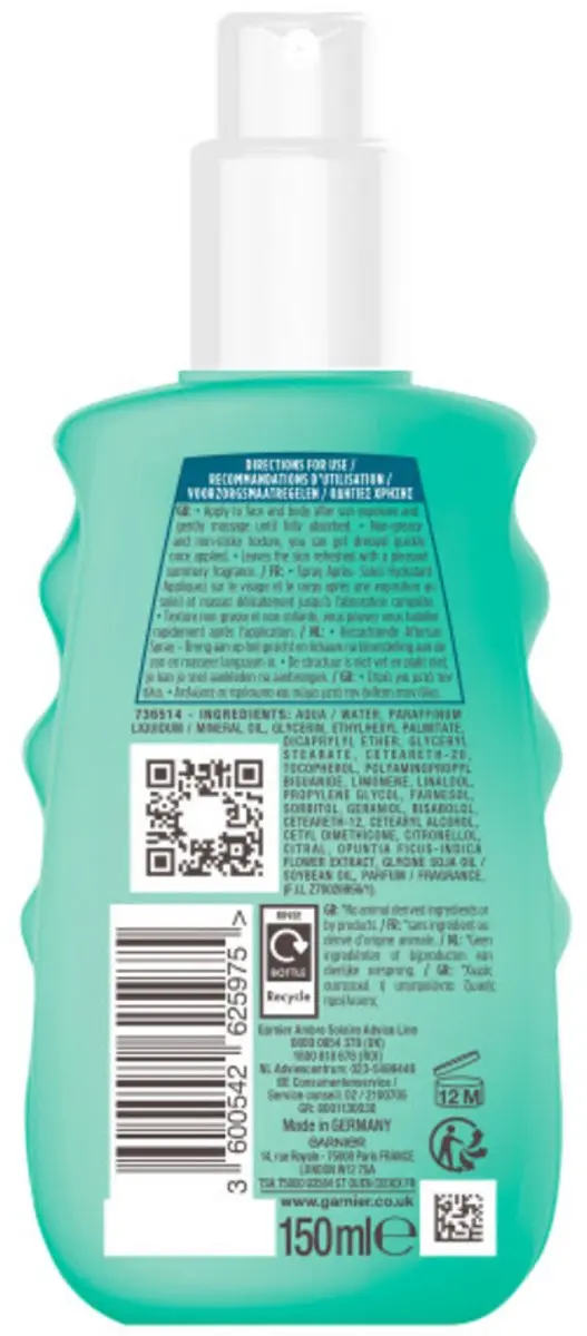 Garnier Ambre Solaire Aftersun Spray 450ml