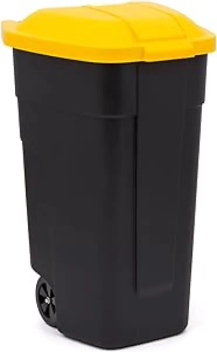 Curver Afvalbak op Wielen 110L