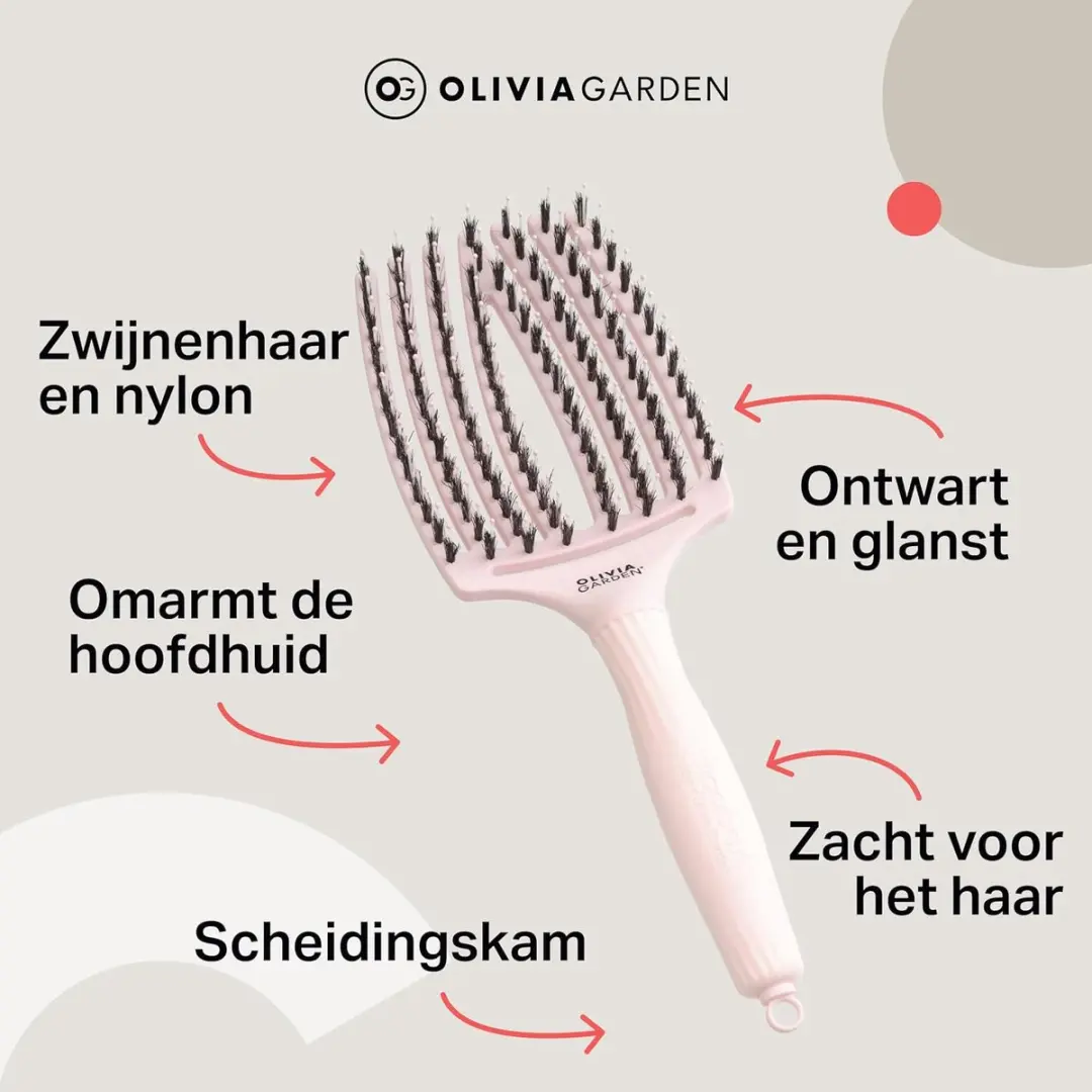 Olivia Garden Fingerbrush Care Iconic Ontwarrende Borstel