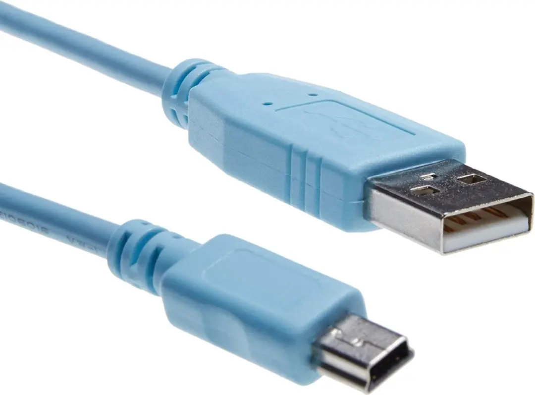 Cisco USB naar USB Mini-B Datatransferkabel 1,8m - Blauw