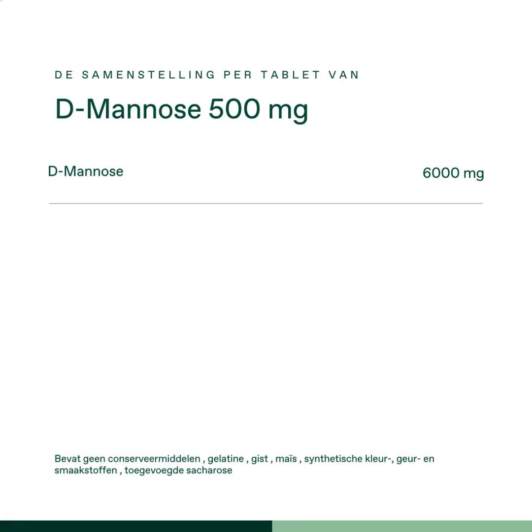 Bonusan D-Mannose 500mg - 120 Tabletten