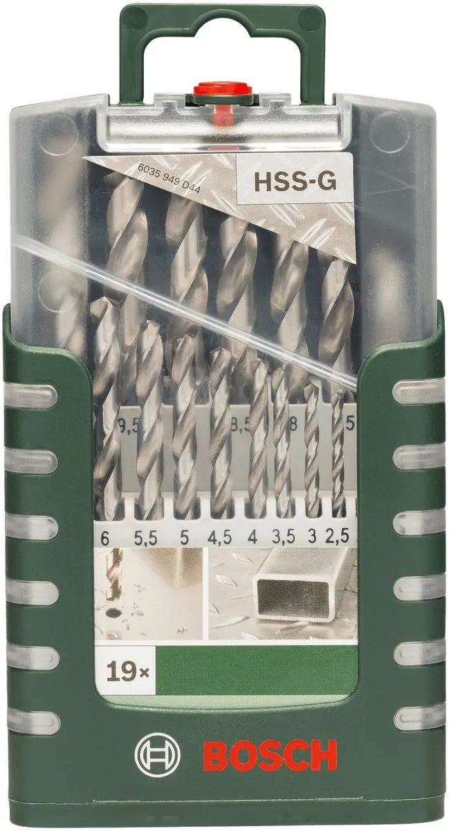 Bosch HSS-G Metaalborenset 1-10mm - 19-delig