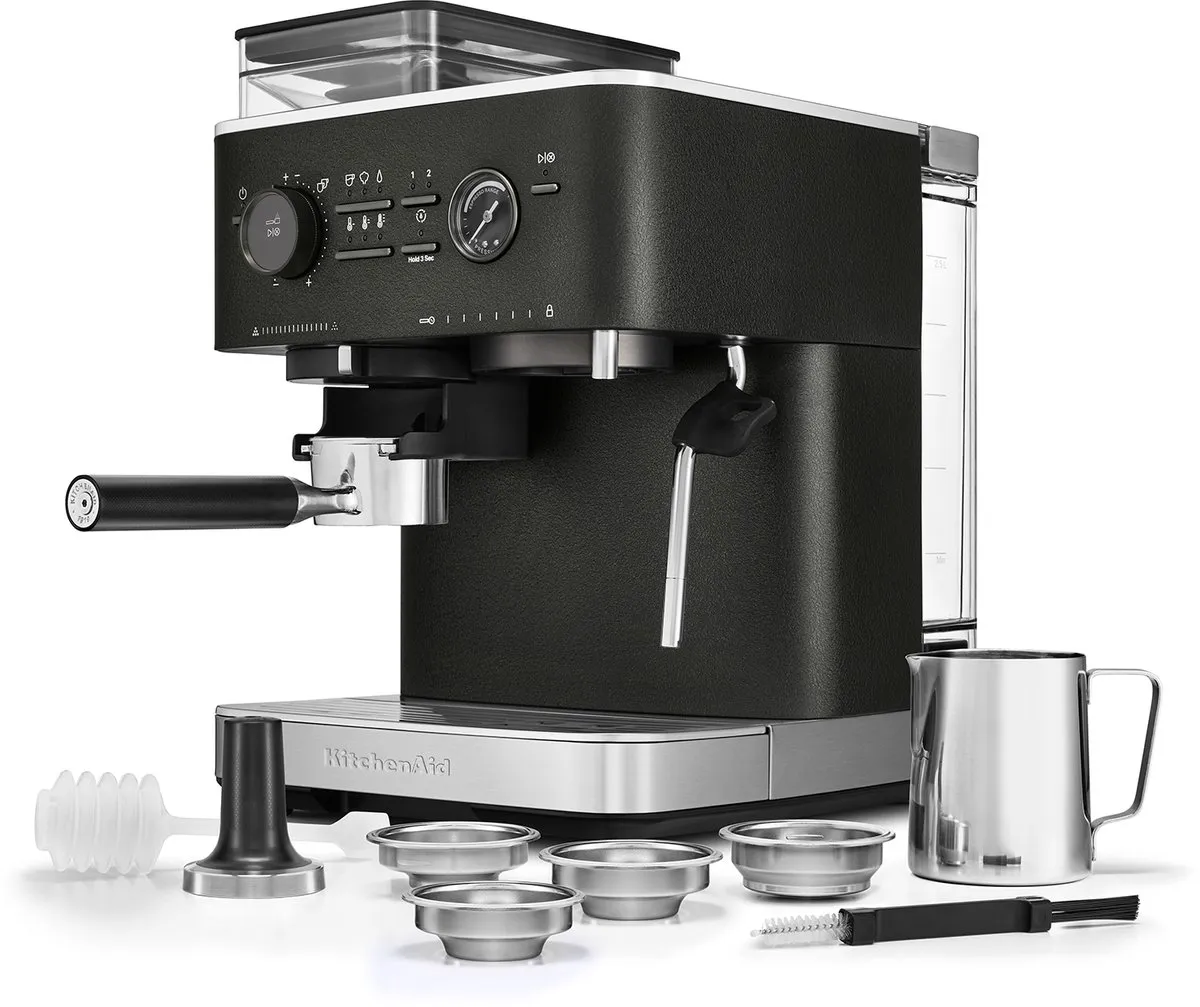 KitchenAid 5KES6551ESX Halfautomatische Espressomachine - Vulkaanzwart