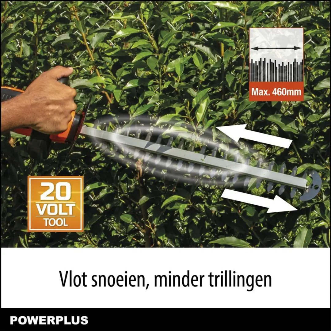 Powerplus Dual Power Promo Grasmaaierset POWDPGBOX25 - 20V - 3-delig - afbeelding 2 van 6
