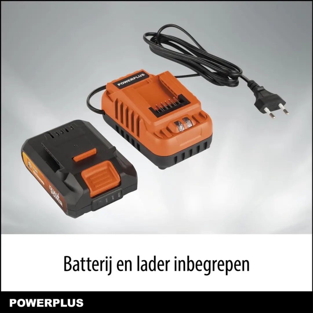 Powerplus Dual Power Promo Grasmaaierset POWDPGBOX25 - 20V - 3-delig - afbeelding 3 van 6