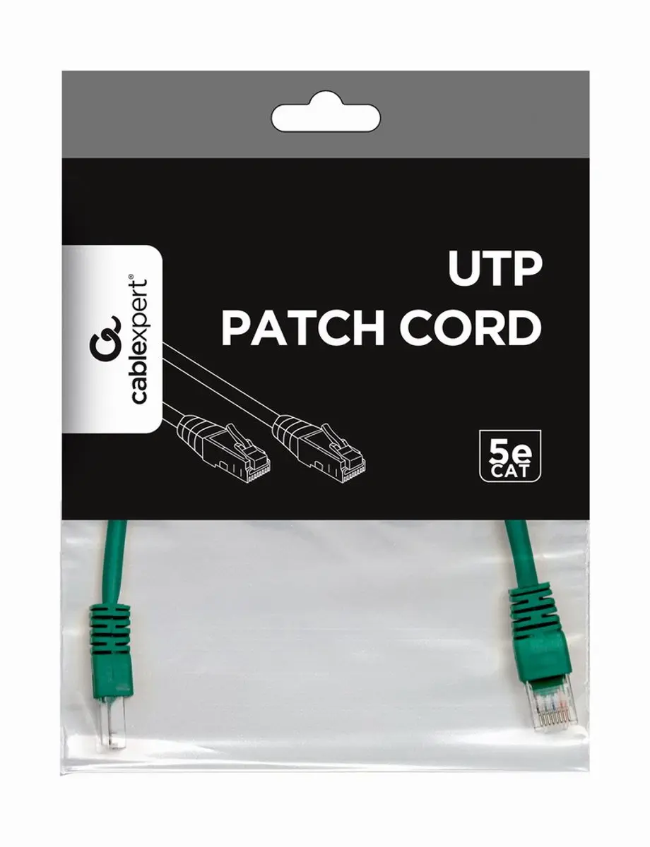 Cablexpert UTP Cat5E Patchkabel 0.25m - Groen