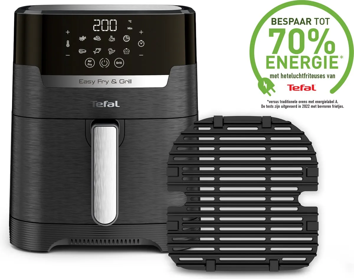 Tefal Easy Fry & Grill Precision EY5058 Airfryer 1500W - 4,2L - Zwart
