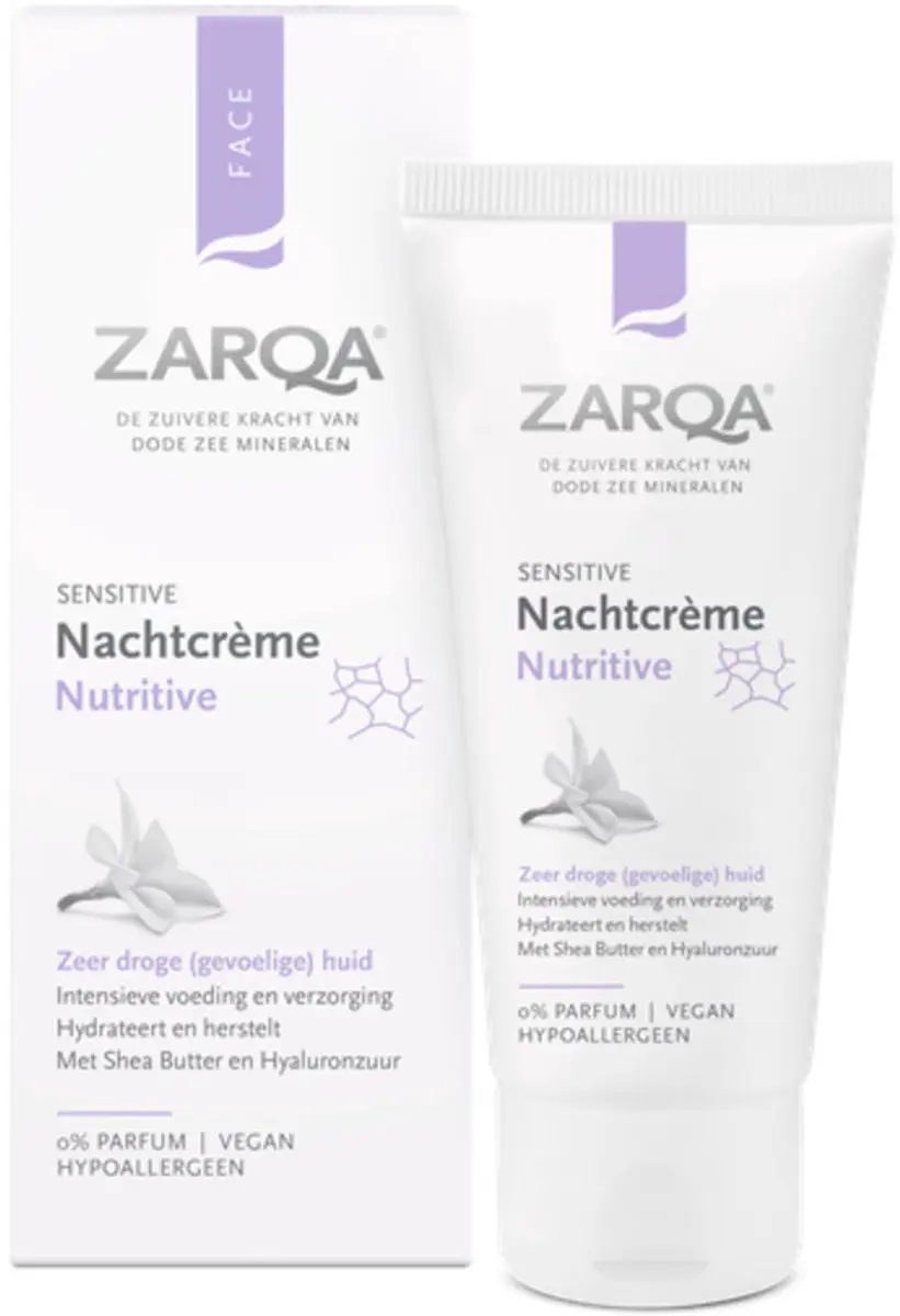 Zarqa Nachtcrème Nutritive 2x50ml