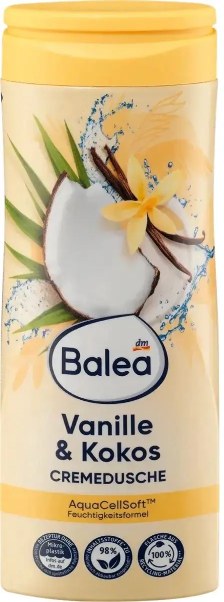 Balea Douchegel Vanille & Kokos 2x 300ml