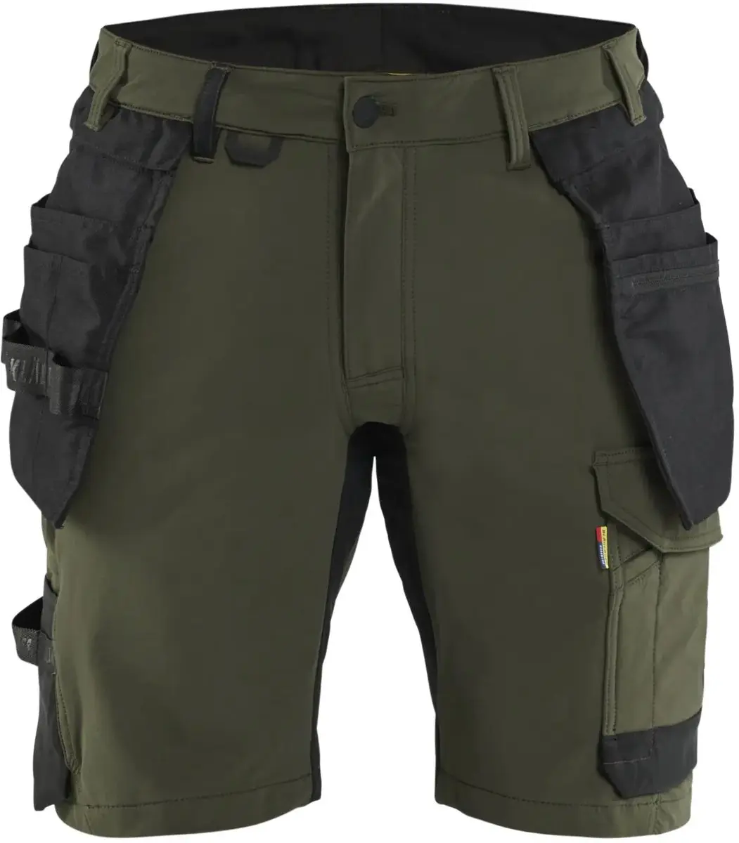 Blåkläder Stertch 4D Short - 56 - Nougat/Zwart
