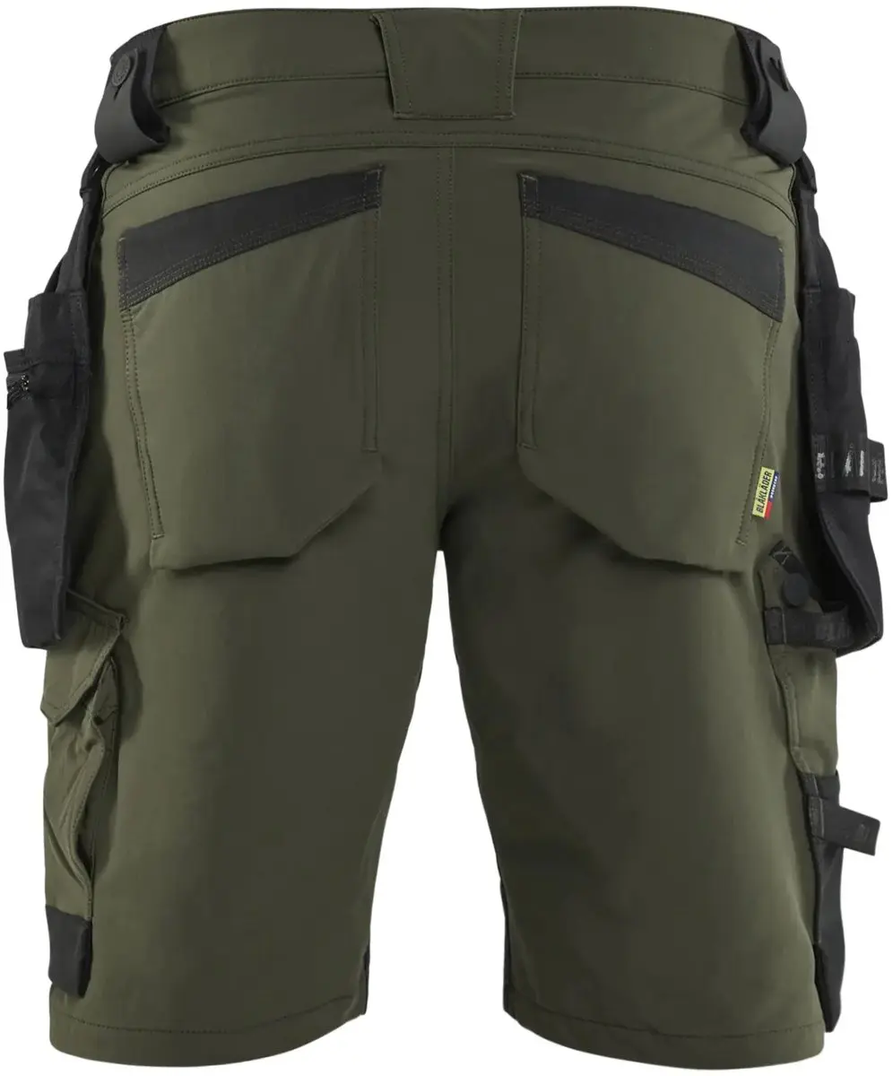 Blåkläder Stertch 4D Short - 56 - Nougat/Zwart