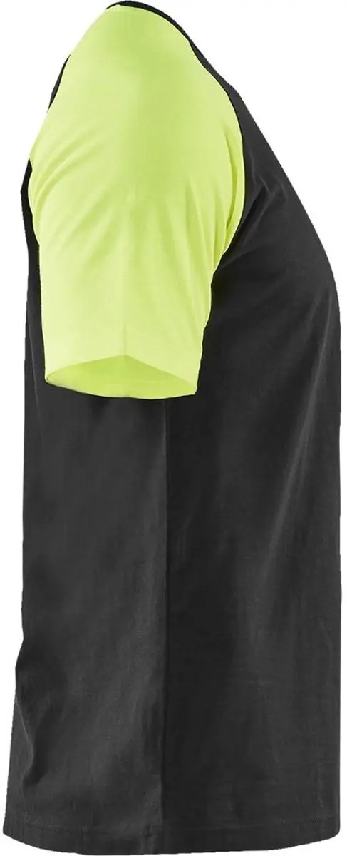 Blåkläder T-shirt 3515-1030 - Zwart/High Vis Geel 6XL