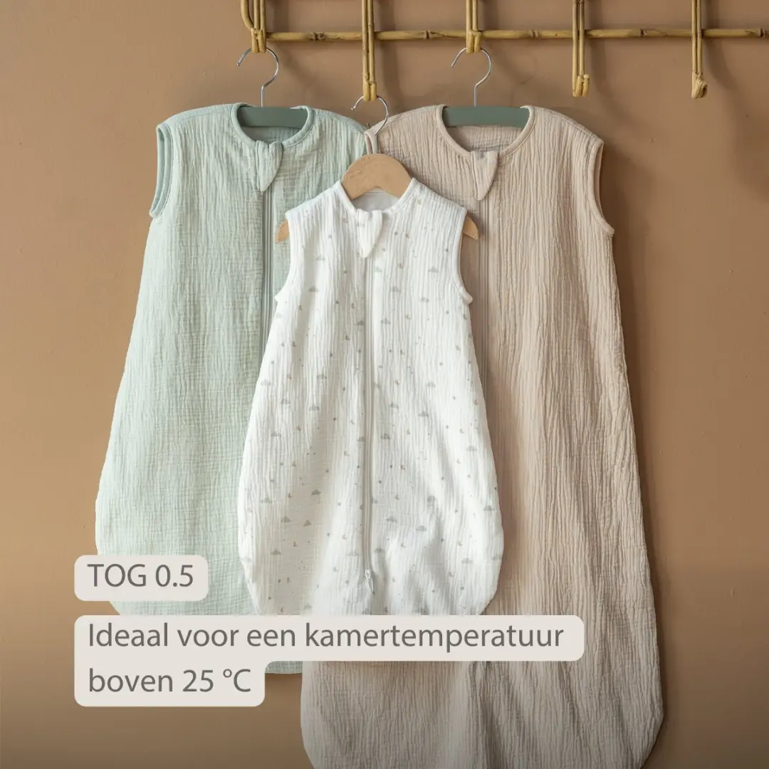 Nattou LouLou Baby Slaapzak 90cm - TOG 0,5 - Zand