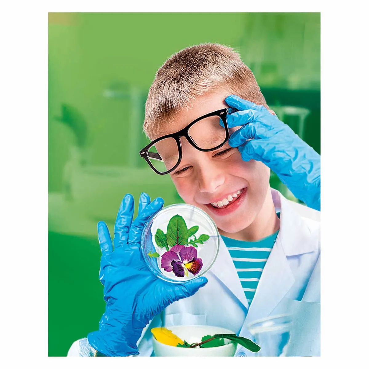 Clementoni Supermicroscoop - 3 Objectieven - Blauw