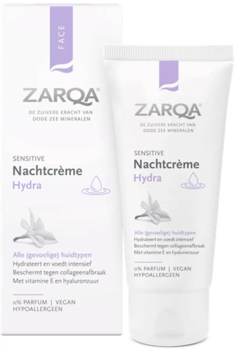 Zarqa Nachtcrème Hydra 2x50ml