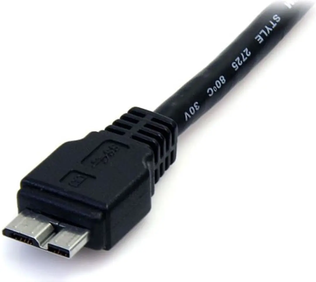 Startech USB3AUB50CMB USB-kabel 50cm - Zwart