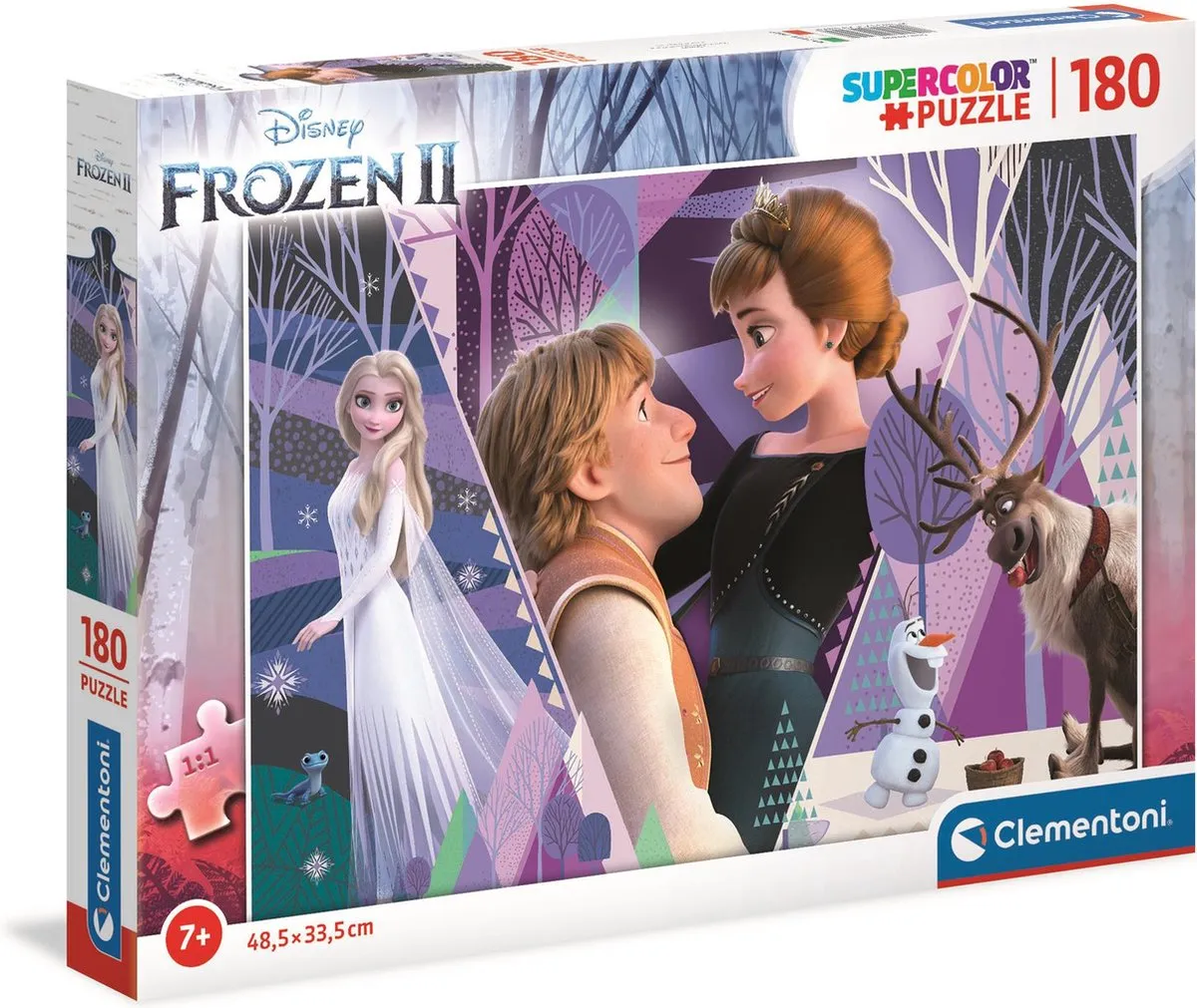Clementoni Frozen 2 Puzzel 2180 Stukjes - Multicolor
