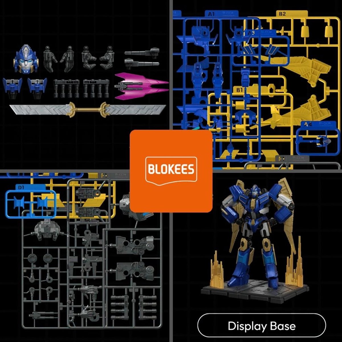 Blokees - Transformers One Classic Class 14 Sentinel Prime | Auto Bots Wars Action Figure Edition | Robot technisch modelbouw | model kit | Educatief speelgoed bouwpakket | Bekend van manga & anime