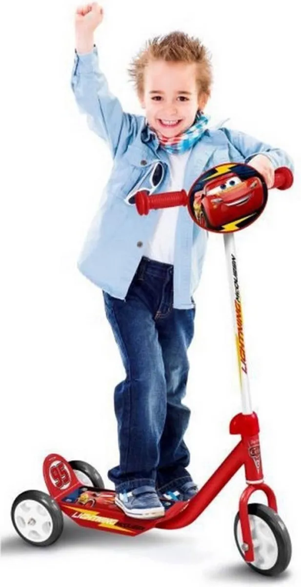 Disney Cars 3-Wiel Kinderstep - Rood
