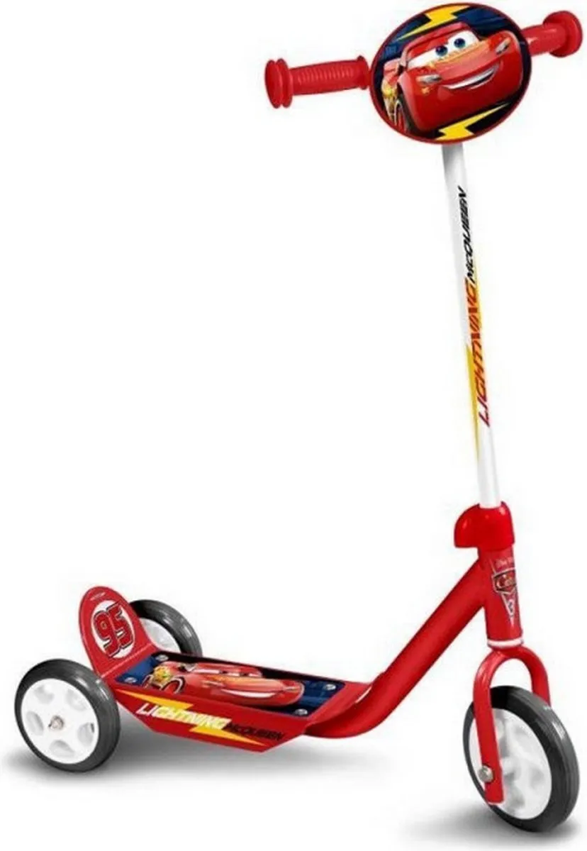 Disney Cars 3-Wiel Kinderstep - Rood - afbeelding 6 van 6
