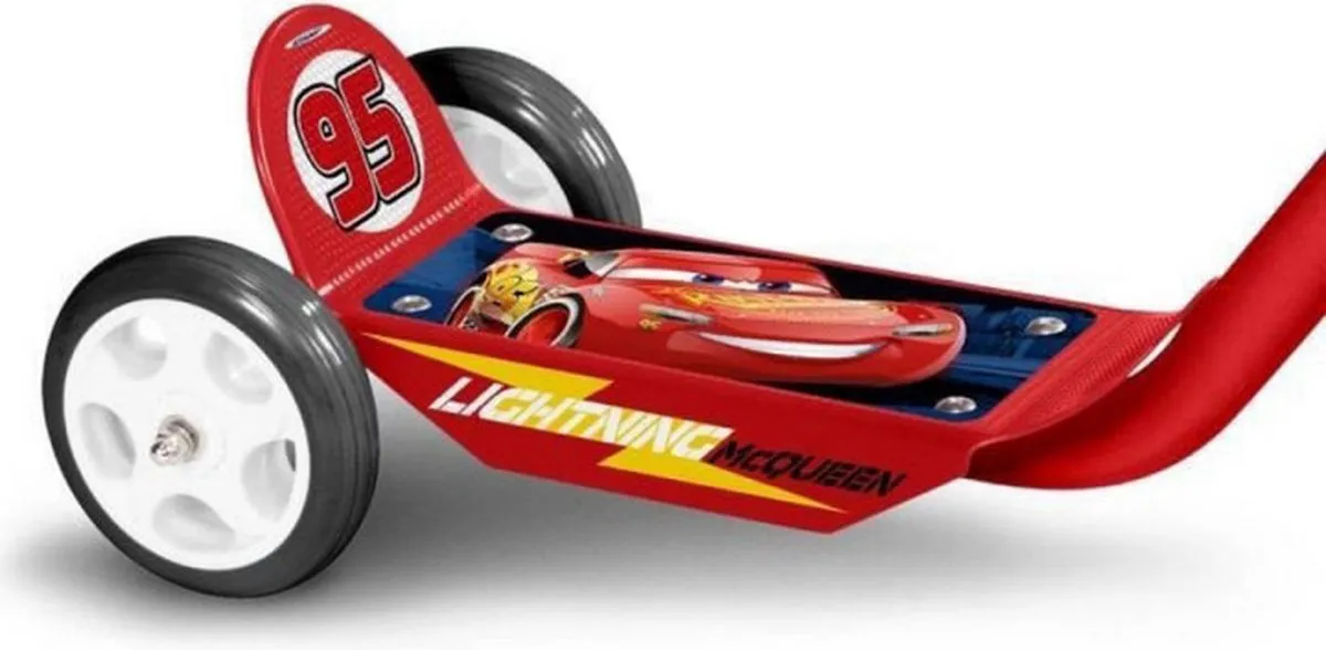 Disney Cars 3-Wiel Kinderstep - Rood
