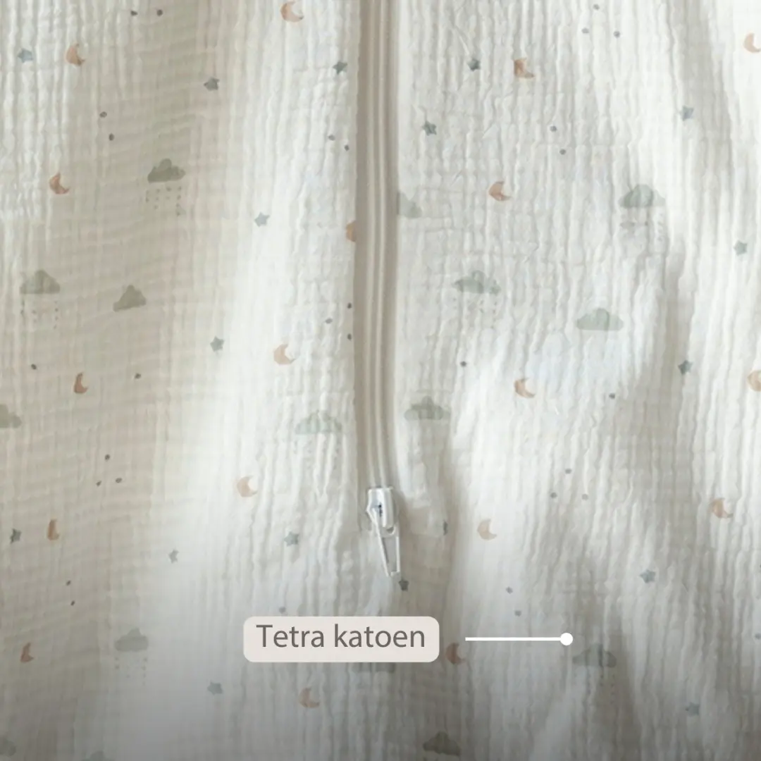 Nattou LouLou Baby Slaapzak 60cm - TOG 0,5 - Ecru