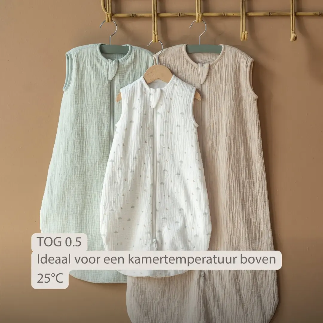 Nattou LouLou Baby Slaapzak 60cm - TOG 0,5 - Ecru