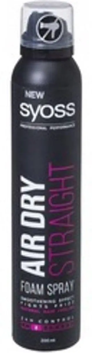 SYOSS Air Dry Straight Haarmousse 200ml