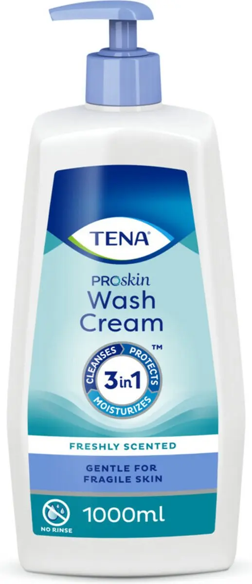 TENA Proskin Wash Cream Pompfles 500ml