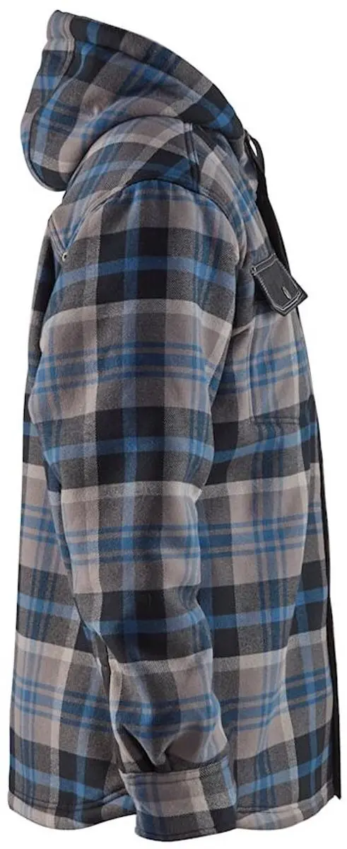 Blåkläder Flanellen Overhemd XL - Grijs/Zwart