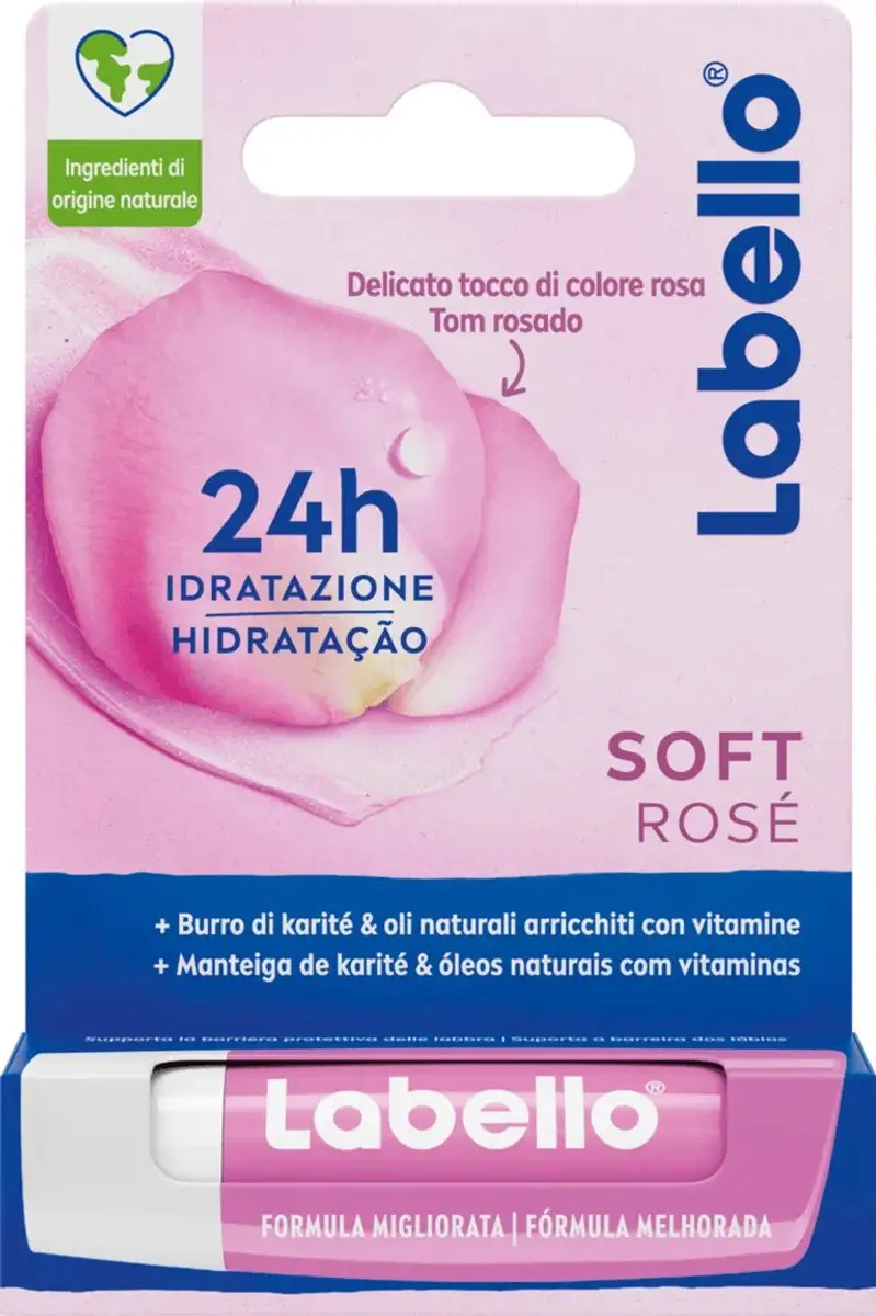 Labello Soft Rosé Lippenbalsem 4,8g