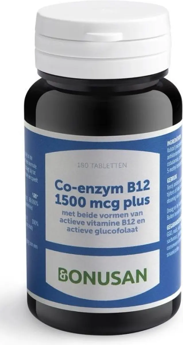 Bonusan Co-Enzym B12 1500 Plus - 180 Stuks