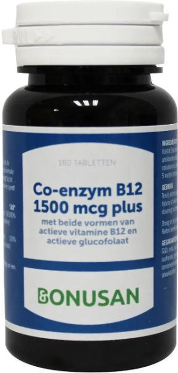 Bonusan Co-Enzym B12 1500 Plus - 180 Stuks