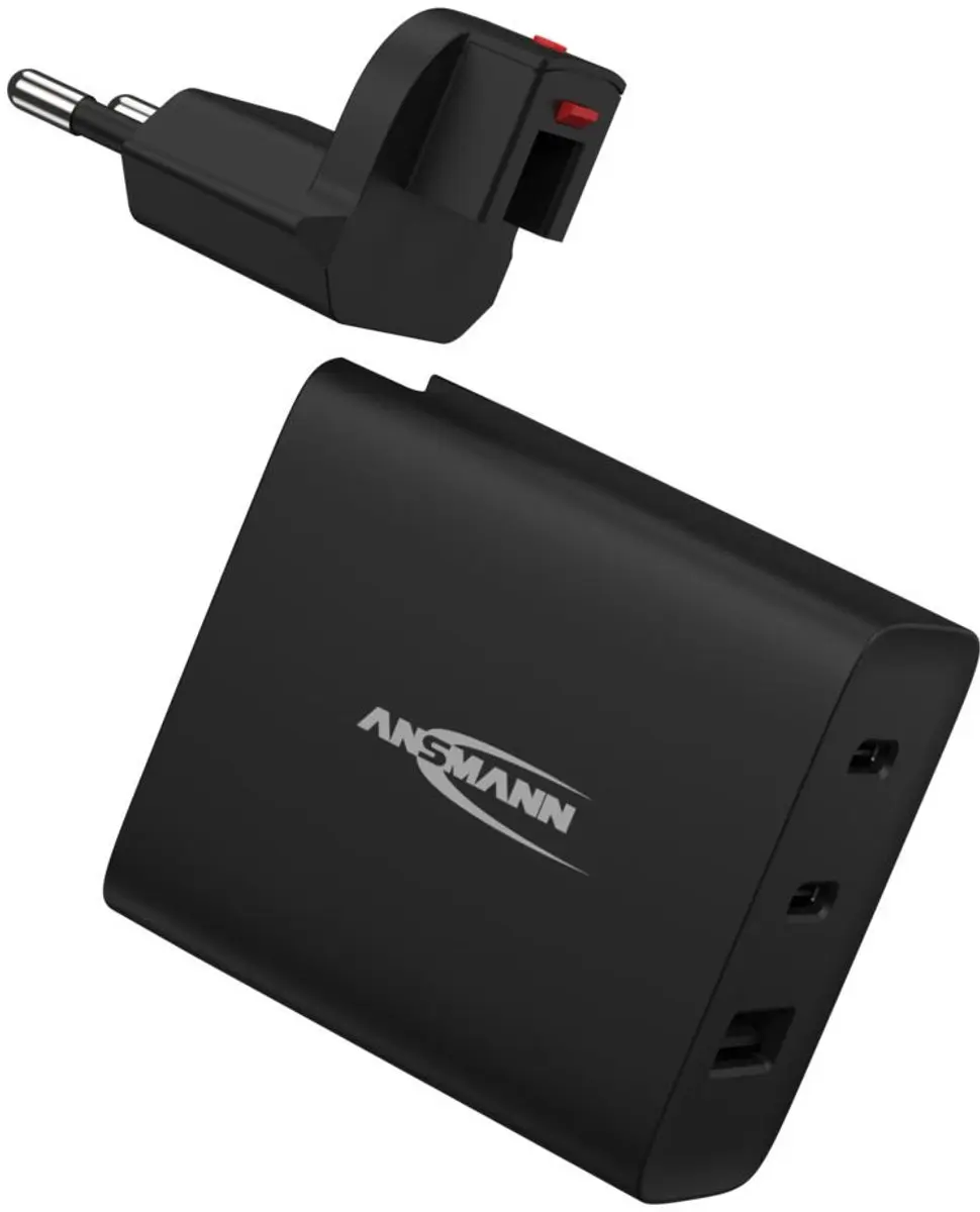 Ansmann TC315 USB-Ladegerät 3 Port - 15,5W - Zwart