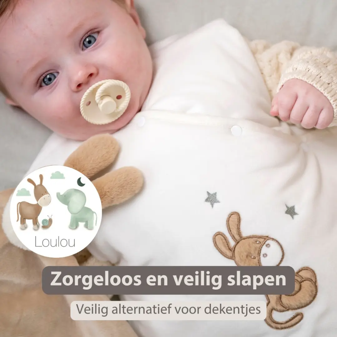 Nattou LouLou Baby Slaapzak 70cm - TOG 2,5 - Ecru