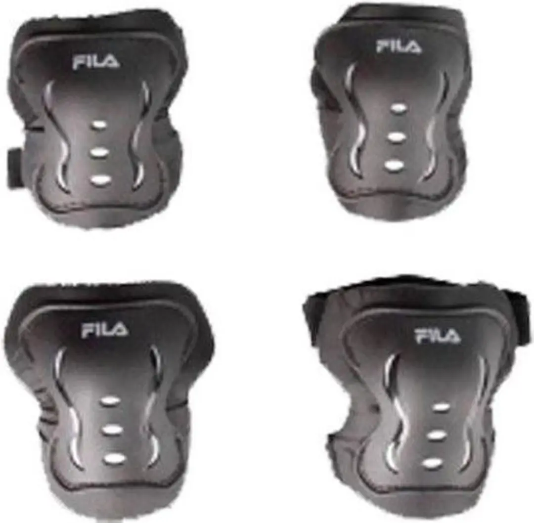 Fila 3-Pack Beschermset - XS - Zwart/Geel - afbeelding 6 van 6
