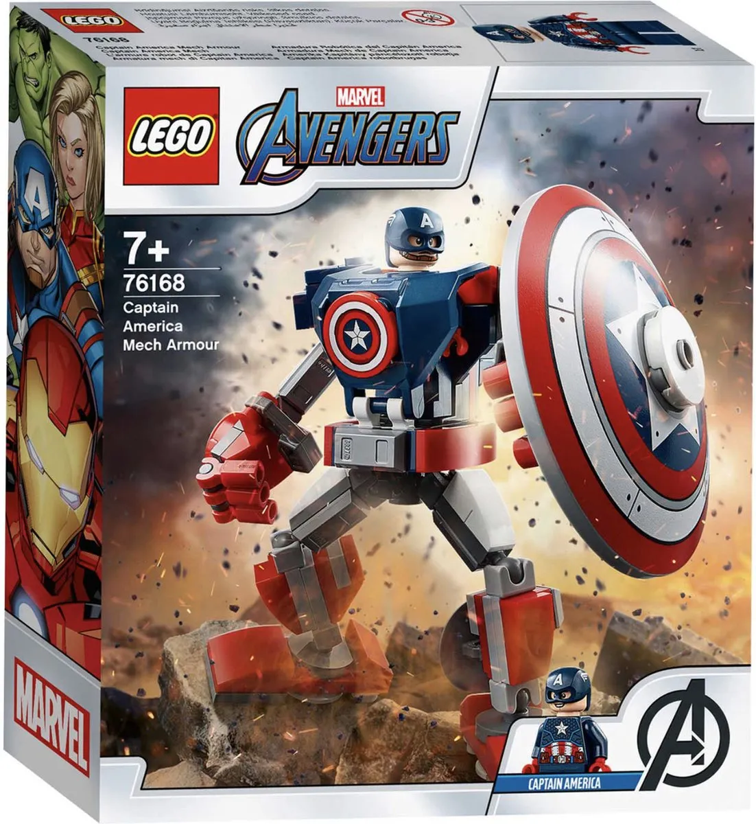 LEGO Marvel Avengers Mechapantser 76168 - Captain America - afbeelding 6 van 6