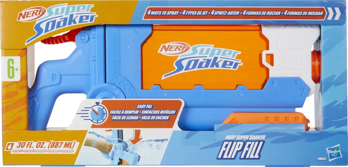 Nerf Super Soaker Flip Fill F86435L0 Waterblaster 887ml