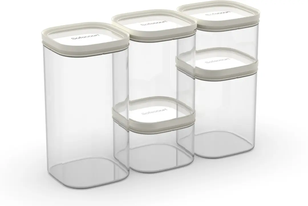 Safecourt Kitchen Glass Storage Jars 7.4L