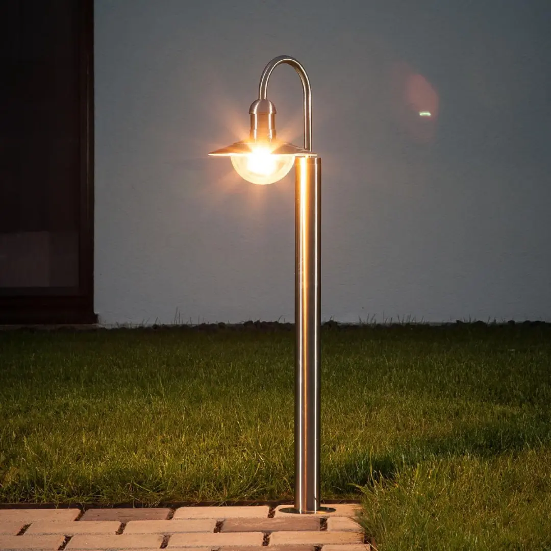 Lindby Padverlichting Roestvrij Staal 140cm E27