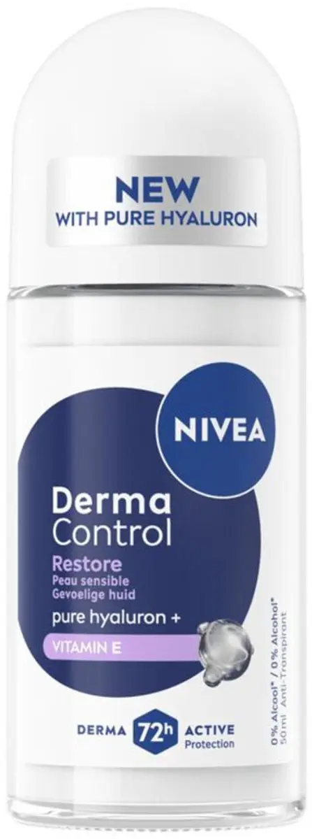 NIVEA Deodorant Roller Derma Control Restore 50ml