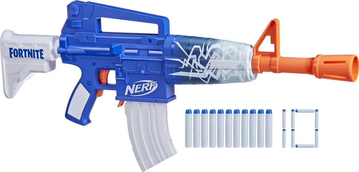 Nerf Fortnite Blue Shock Blaster F4108